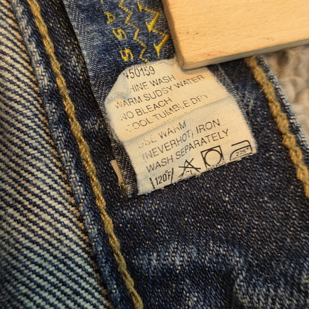 Vintage Lawman Jeans womans 5 cotton mom high rise Embroider made in Hong Kong - Picture 8 of 9